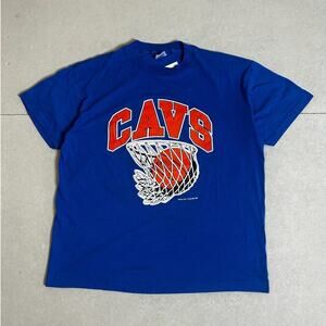 90s Vintage Cleveland Cavaliers Blue T Shirt Size XL